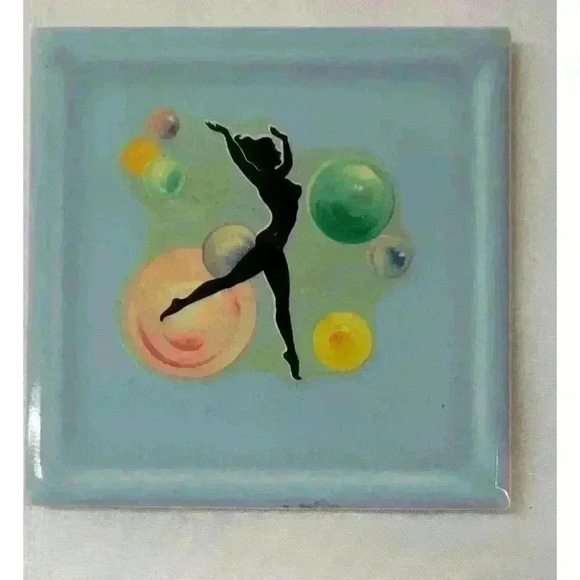 Set of 5-Vintage Mexican Picture Tiles - Picture 5 of 6